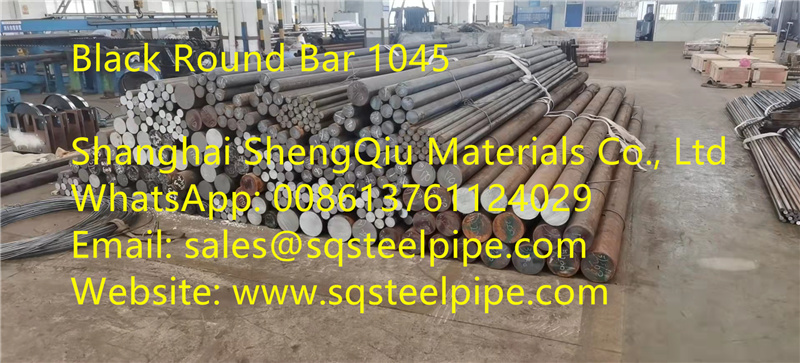 Black Round Bar 1045