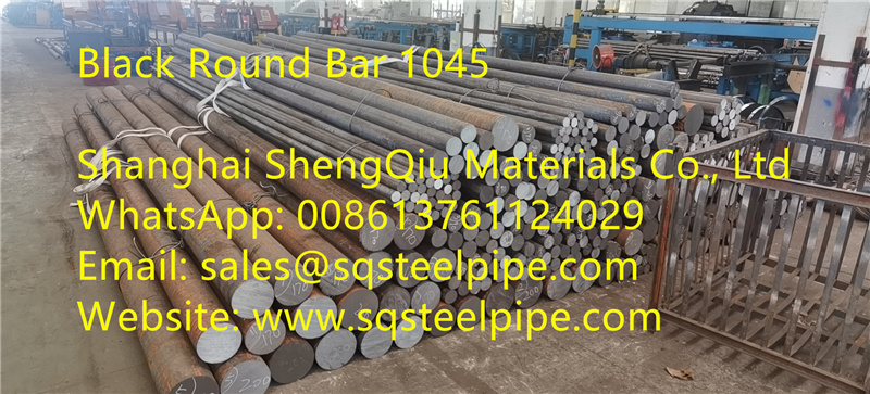 Black Round Bar 1045