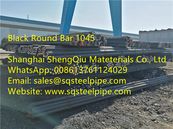 Stocks Of Black Round Bar 1045